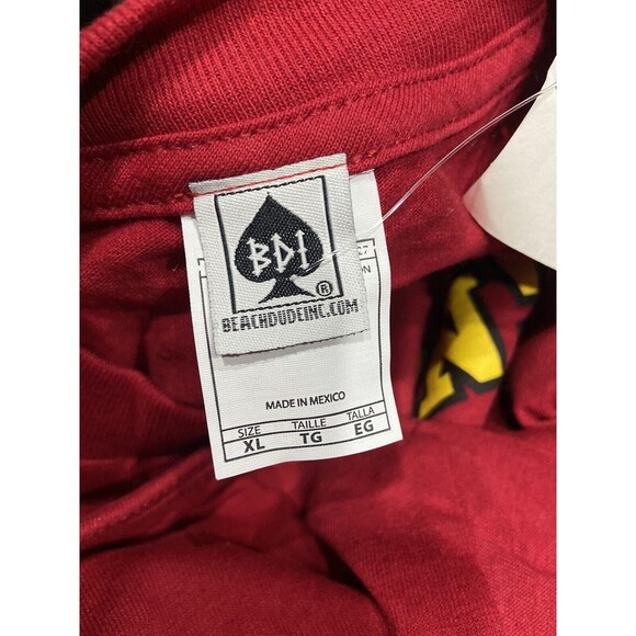 Mens USC Trojans Football Fight On Tiki T-Shirt Size XL Red - Picture 4 of 4